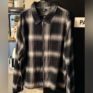 Like New Stussy Full Zip Flannel XL